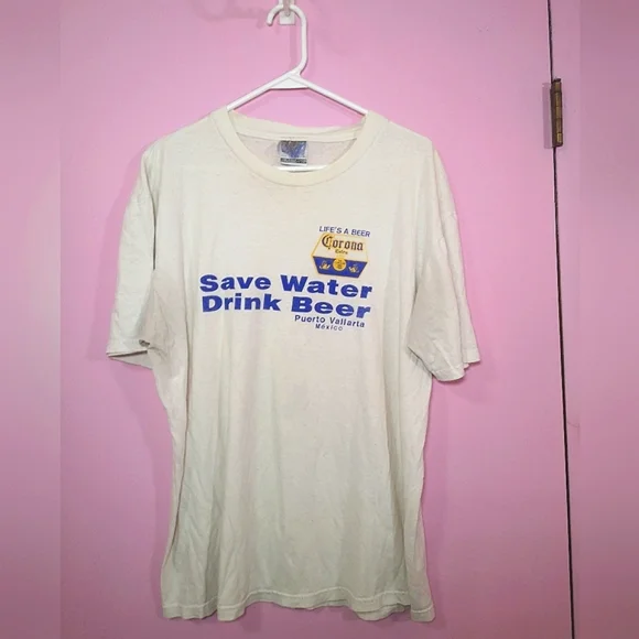 Vintage 90s Corona Beer Mexico T-Shirt - Picture 2 of 7